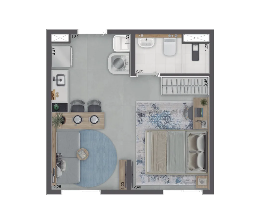 24m²